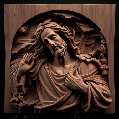 3D model st jesus (STL)